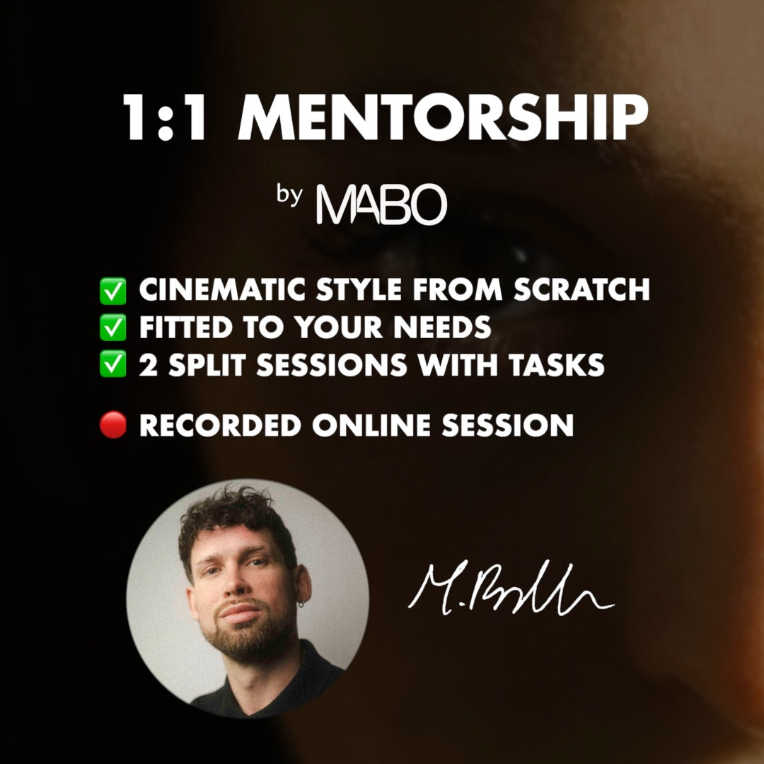 1:1 Filmmaking Mentorship by MABO®
