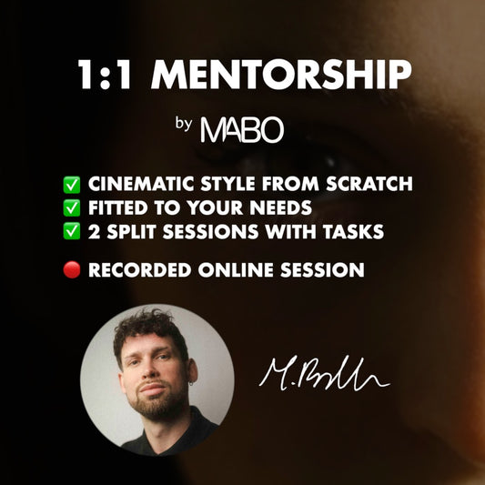 1:1 Filmmaking Mentorship by MABO®