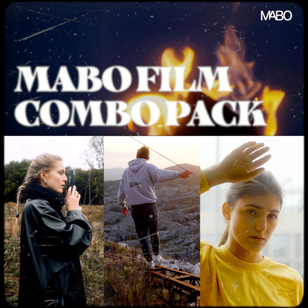 MABO FILM LUTs + Presets + Film Frames COMBO Pack